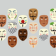 Illustration for article titled A Guy Fawkes Mask for Every Skin Tone, Gender, Culture and More